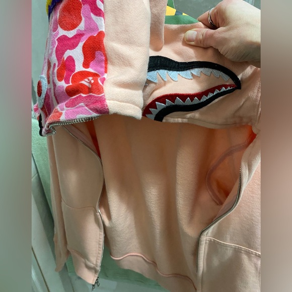 Bape Sweaters - A Bathing Ape, full zip to hood size S styled hoodie